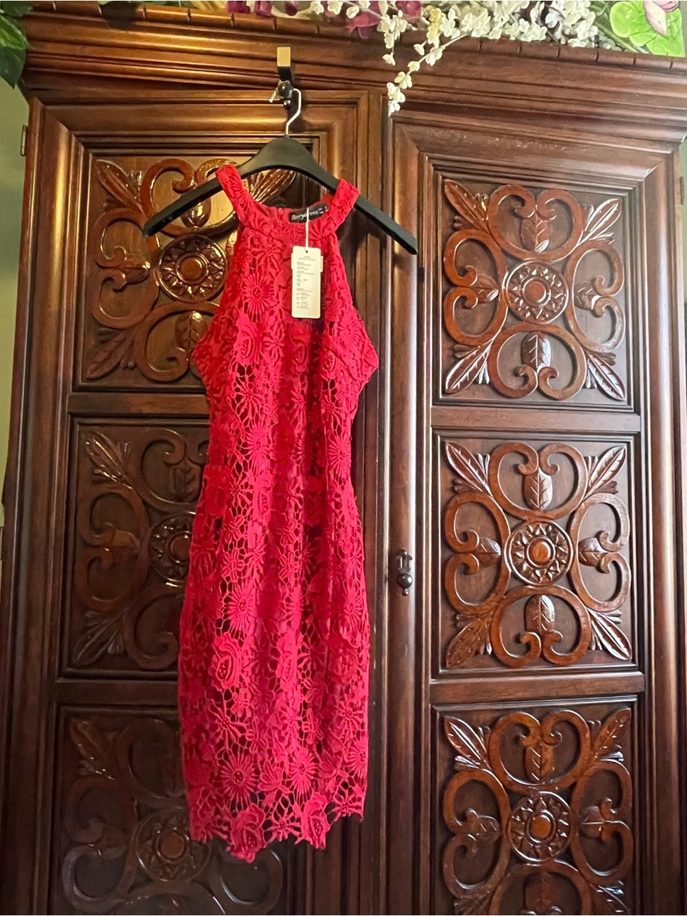 Beautiful Red Lace Party Dress NWT